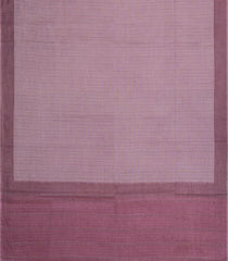 Dusty Pink Woven Tussar Silk Saree With Diamond Motifs-TU3297