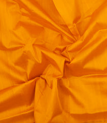 Mango Yellow Handloom Korvai Silk Cotton Saree With Contrast Border-SC4507