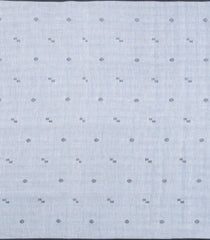 Grey Woven Linen Saree With Checks-LI0713