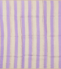 Multi Colour Woven Art Viscose Saree With Zari Stripes & Lavender Pallu-BL4700