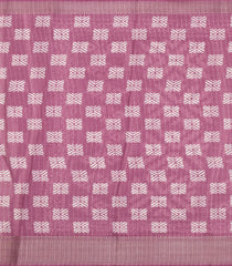 Dusty Pink Printed Synthetic Dola Silk Saree With Zari Border-BL5087