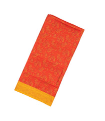 Red Handloom Soft Silk Saree With Floral Vine Motifs-SO4264