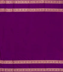 Peach Woven Art Crepe Saree With Stone Work & Contrast Border-BL5138