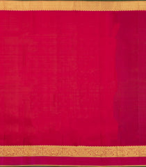 Turquoise Handloom Korvai Kanchipuram Silk Saree With Floral Buttas-KA14824