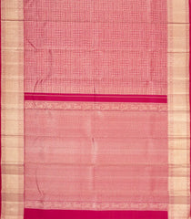 Pink Handloom Kanchipuram Bridal Silk Saree With Zari Motifs-KA16269