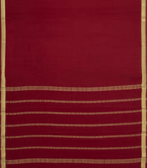 Maroon Woven Mysore Silk Saree With Zari Border-MS3695