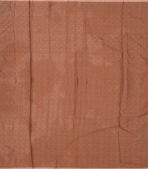 Light Peach Woven Tussar Silk Saree With Floral Motifs-TU2958