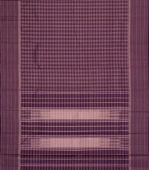 Brown Handloom Soft Silk Saree With Zari Checks-SO4648