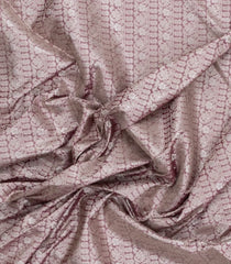 Lilac Woven Art Dupion Saree With Floral Zari Motifs-BL5960