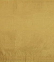 Gold Woven Tussar Silk Saree With Zari Pallu-TU3488
