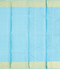 Dark Purple Handloom Korvai Kanchipuram Silk Saree With Meena Buttas-KA12263