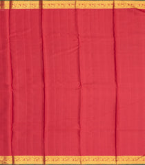 Peach Handloom Kanchipuram Silk Saree With Meena Buttas-KA12719