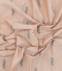 Sandal Woven Rasipuram Cotton Sari With Buttas-RA2619