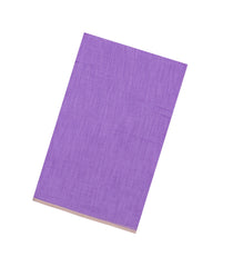Lavender Printed Synthetic Linen Saree With Contrast Mustard Pallu-SY0326