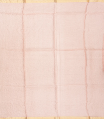 Light Peach Handloom Kota Silk Saree With Peacock Motifs-KO1036