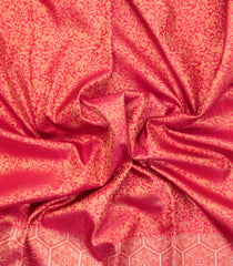 Pink Handloom Kanchipuram Silk Saree With Vanasingaram Motifs-KA15806