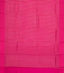 Magenta Woven Raw silk Saree With Stripes & Contrast Border-KS1137