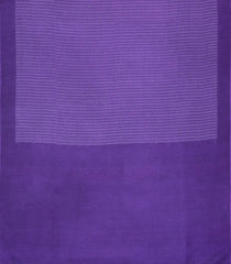 Purple Printed Tussar Silk Saree With Chevron Motifs-TU3363