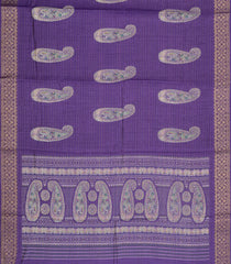 Lilac Printed Synthetic Dola Silk Saree With Zari Stripes & Border-SY0401