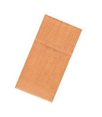Peach Woven Tussar Silk Saree With Stripes-TU3568