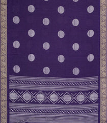 Violet Printed Synthetics Dola Zari Lining With Jacquard Zari Border-BL5177