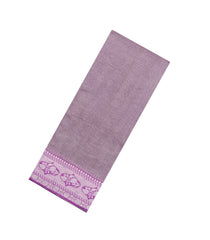 Lialc Woven Tissue Crepe Saree With Contrast Border-KS1173