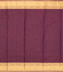 Dark Blue Handloom Kanchipuram Silk Saree With Zari Checks -KA14433