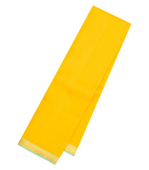 Yellow Handloom Kanchipuram Silk Saree With Zari Buttas-KA15947