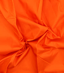 Orange Handloom Korvai Kanchipuram 9 Yards Silk Saree With Ganga Jamuna Border-KA15328
