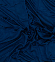 Dark Blue Woven Synthetic Vichitra Saree With Zari Embroidery-BL5415