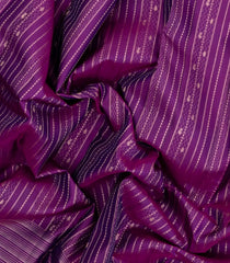 Purple Handloom Soft Silk Saree With Zari Stripes-SO4650