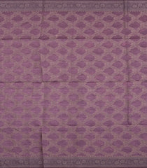 Lilac Printed Synthetic Tussar Silk Saree With Zari Border -SY0085