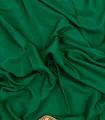 Green Woven Mysore Silk Saree With Contrast Zari Border-MS3321