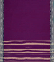 Purple Woven Chirala Cotton Saree With Contrast Border-CR1406