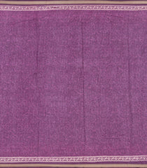 Lilac Printed Jaipur Cotton Saree With Floral Motifs-JC1717