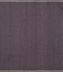 Dark Grey Handloom Bengal Cotton Saree With Bird Buttas-BG1788