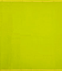 Neon Green Woven Mysore Silk Saree With Zari Border-MS3333