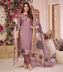 Lavender Printed Kurta Set: RC5540