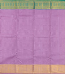 Cream Handloom Korvai Kanchipuram Silk Saree With Ganga Jamuna Border-KA15822