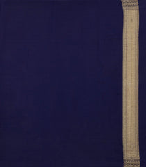 Violet Woven Mysore Silk Saree With Zari Stripes-MS3519