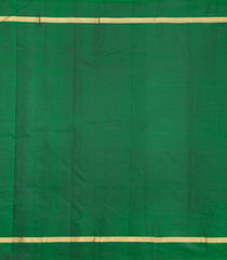 Green Woven Pure Silk Saree With Zari Checks-EC2603
