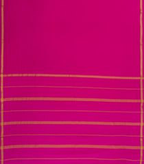 Hot Pink Woven Mysore Silk Saree With Pure Zari Border -MS3273