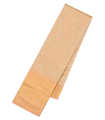 Cream Woven Tissue Silk Saree With Floral Zari Motifs-KA15557