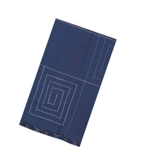 Navy Blue Woven Chirala Cotton Saree With Printed Spiral-CR1365