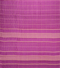 BubbleGum Pink Woven Tussar Silk Saree With Checks-TU3434