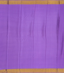 Lavender Mysore Crepe Silk Saree With Diagonal Stripes