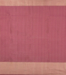 Rust Handloom Kanchipuram Silk Saree With Meena Floral Motifs-KA14748