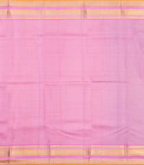 Dark Purple Handloom Korvai Kanchipuram Silk Saree With Vairaoosi Stripes-KA15839
