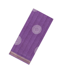 Mauve Printed Synthetic Dola Silk Saree With Zari Border-SY0417