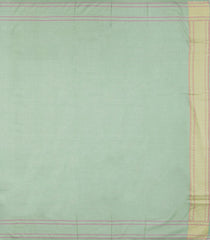 Cardamom Green Handloom Banarasi Silk Saree With Meena Floral Motifs-BE1920